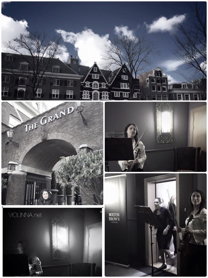 Collague of Violinna's performance at Sofitel Amsterdam